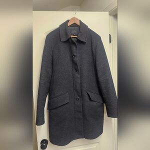 Banana Republic Men's Wool Cashmere Pea Coat Black Sz M